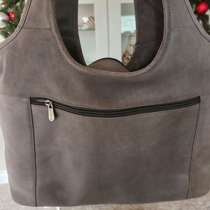 Authentic Piel laptop purse